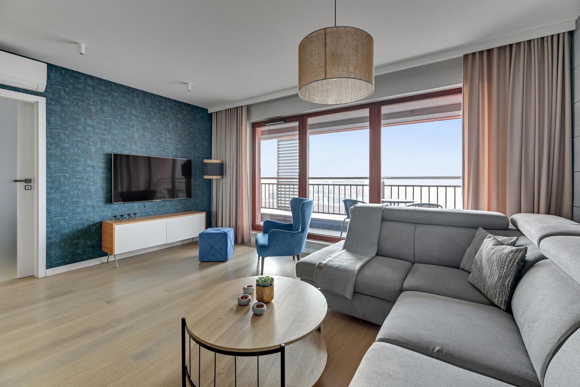 Waterlane Island - Riverview Pool, Spa, Gym & Parking By Downtown Apartments Gdansk Room photo