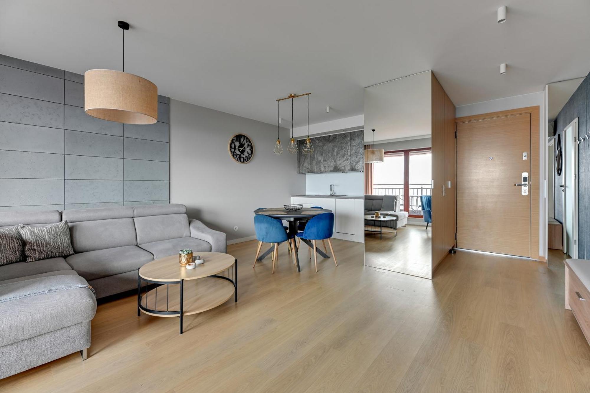 Waterlane Island - Riverview Pool, Spa, Gym & Parking By Downtown Apartments Gdansk Room photo