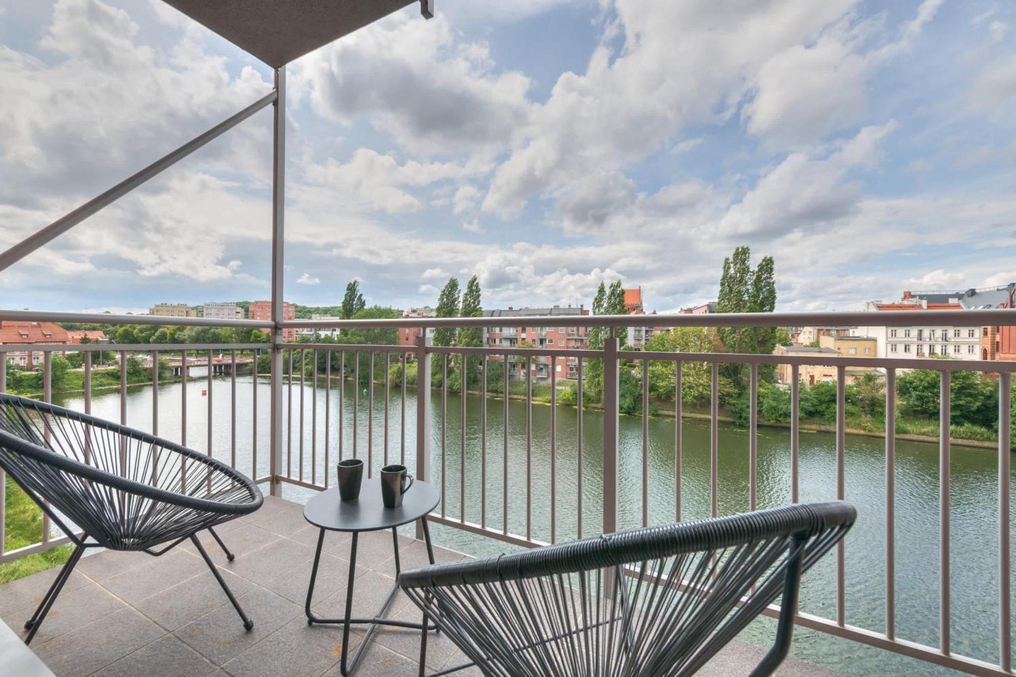 Waterlane Island - Riverview Pool, Spa, Gym & Parking By Downtown Apartments Gdansk Exterior photo