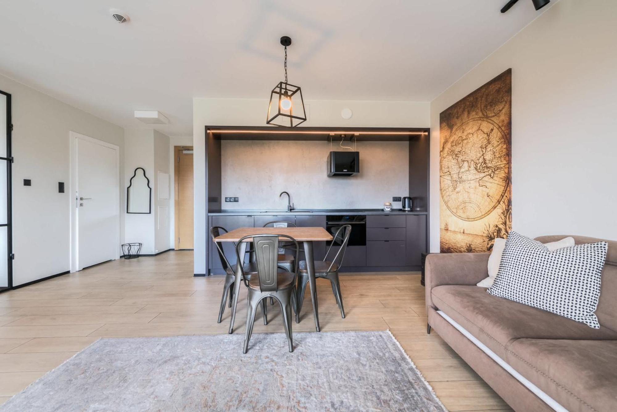 Waterlane Island - Riverview Pool, Spa, Gym & Parking By Downtown Apartments Gdansk Room photo